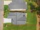 Aerial view of the home highlighting its landscaping, yard, and surrounding neighborhood at 267 Green Hill Rd, Sandy Springs, GA 30042