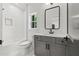 Bathroom featuring a vanity, bathtub and neutral decor at 267 Green Hill Rd, Sandy Springs, GA 30042