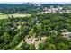 Expansive aerial view of lush greenery, highlighting the scenic surroundings at 8 Collier Nw Rd # A1, Atlanta, GA 30309