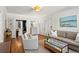 Comfortable living room featuring hardwood floors, neutral walls, and modern decor at 8 Collier Nw Rd # A1, Atlanta, GA 30309