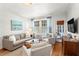 Cozy living room with ample natural light, neutral color palette, and hardwood floors at 8 Collier Nw Rd # A1, Atlanta, GA 30309