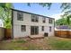 Rear exterior with a backyard and deck at 1322 Thurgood Sw St, Atlanta, GA 30314