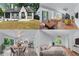 Charming home with black and white trim, a well-manicured lawn, and mature trees at 1322 Thurgood Sw St, Atlanta, GA 30314
