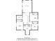 Detailed floor plan showcasing the layout of the home's bedrooms, bathrooms, and living spaces at 1811 Fountain Hill Ct, Duluth, GA 30097