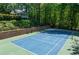 This property includes a well-maintained tennis court with green and blue surface and fence at 1811 Fountain Hill Ct, Duluth, GA 30097