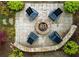 A cozy backyard firepit surrounded by comfortable seating and lush landscaping creates a relaxing outdoor space at 1272 N Highland Ne Ave, Atlanta, GA 30306