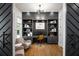 Office space with custom built-ins and dual entrance through large doors at 2641 Drew Valley Ne Rd, Brookhaven, GA 30319