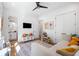 Open playroom with stylish decor, lots of natural light, and an en suite bathroom at 2641 Drew Valley Ne Rd, Brookhaven, GA 30319