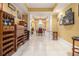 Basement area features a dining space and wine storage at 4855 Regency Sw Trce, Atlanta, GA 30331