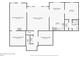 Floor plan depicting basement with unfinished and finished rooms, breakfast nook, bedroom, kitchen and bathroom at 6565 Scottsfield Trce, Cumming, GA 30028