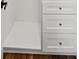 Close-up shot of white cabinetry with simple, round pulls at 2327 Doreen Ne Ct, Atlanta, GA 30345