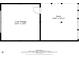 Floor plan detailing layout of one-car garage and porch on the first floor at 96 Grover Way, Dallas, GA 30157