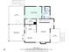 Floor plan detailing layout of kitchen, living room, and primary bedroom on the second floor at 96 Grover Way, Dallas, GA 30157