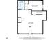 Floor plan showcasing the laundry room, office, and two-car garage on the first floor at 96 Grover Way, Dallas, GA 30157