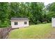 Storage shed in the backyard, great for storing lawn equipment and tools at 96 Grover Way, Dallas, GA 30157