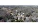 Panoramic aerial view of a residential area highlighting the neighborhood's proximity to nearby parks and landmarks at 1601 Marlbrook Ne Dr, Atlanta, GA 30307