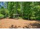 Scenic dog park with mature trees and swing, offering a secure space for pets to play and relax at 1074 Heyward Way, Alpharetta, GA 30009