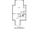 Third floor plan highlighting a spacious Gathering room, bedroom, walk-in closet, utility room, and bathroom at 1074 Heyward Way, Alpharetta, GA 30009