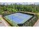 Community tennis courts featuring well-maintained courts and professional fencing at 1074 Heyward Way, Alpharetta, GA 30009