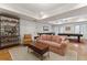 Spacious finished basement with tile flooring, comfortable seating, pool table, and ample room for recreation at 1658 Mount Paran Nw Rd, Atlanta, GA 30327