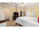 Bedroom with a four-poster bed, closet, and en-suite bath and walk-in closet access at 5 Renfroe Ct, Decatur, GA 30030