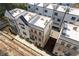Aerial view of the home showing the modern exterior design and surrounding neighborhood at 1765 Beckham Ne Pl # 53, Atlanta, GA 30324