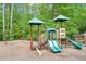 Community playground with swings and slides set against a backdrop of lush trees at 1894 Whitehawk Ct, Lawrenceville, GA 30043