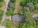 A stunning aerial view of a serene property with mature trees, lush greenery, and a peaceful setting at 2301 Sharon Se Ct, Conyers, GA 30013