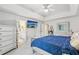 Spacious main bedroom with vaulted ceilings, neutral walls, and a private ensuite bathroom at 2301 Sharon Se Ct, Conyers, GA 30013