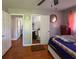 Bedroom view featuring en-suite bathroom and closet at 724 Camelot Way, Norcross, GA 30071