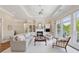 Spacious living room with fireplace, custom built-ins, and large windows showcasing outdoor views at 4790 Hyde Rd, Cumming, GA 30040