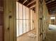 Bathroom under construction, showing the wood framing of the walls at 1025 Liberty Springs Dr, Woodstock, GA 30188