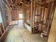 Bathroom under construction features a built-in tub and visible framing at 1025 Liberty Springs Dr, Woodstock, GA 30188