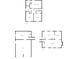 Detailed floor plan showcasing the layout of the house, including bedrooms, bathrooms, kitchen, living spaces, and garage at 4357 Treeline Way, Douglasville, GA 30135