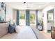 Bedroom featuring large windows, hardwood floors, and decor at 1481 Almont Sw Dr, Atlanta, GA 30310