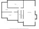 Basement floor plan featuring Gathering room, hall, utility area, and ample storage space at 1488 Rivermist Sw Dr, Lilburn, GA 30047