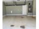 Spacious garage with ample storage racks and epoxy floor at 158 Grove Meadow Dr, Acworth, GA 30101