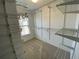 Walk-in closet with wall mounted wire shelving at 158 Grove Meadow Dr, Acworth, GA 30101