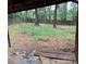 View of the backyard featuring a wood fence and green spaces, creating a private outdoor retreat at 2858 Davidson Dr, Lithonia, GA 30058