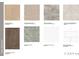 Display of flooring, carpets, granite countertops, and cabinet and tile finishes at 4191 Brindle Pl, Loganville, GA 30052