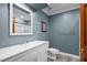 Updated bathroom features a new vanity, fixtures, and plenty of space at 7320 Oak Arms Dr, Villa Rica, GA 30180