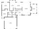 First floor plan featuring kitchen, dining area, living room, sun room, garage, bedrooms and baths at 7320 Oak Arms Dr, Villa Rica, GA 30180