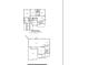 A detailed floor plan layout showcasing the home's structure and room placement at 1021 Liberty Springs Dr, Woodstock, GA 30188