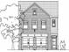 Rendering of a brick two-story home with a two-car garage and classic architectural detailing at 1924 William Glen St, Dacula, GA 30019