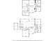 Detailed floor plan showcasing the layout of the home, including the location of each room on both floors at 214 Kenneth Drive, Alpharetta, GA 30009