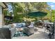 The back deck features an outdoor TV, and a built in grill for entertaining at , Cumming, GA 30041