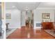 Grand foyer with gleaming hardwood floors and elegant trim details at , Cumming, GA 30041