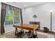 Well-lit home office space with neutral walls and a large window at , Cumming, GA 30041