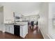 Bright kitchen with granite countertops, modern appliances, and open-concept design at 5076 Longview Walk, Decatur, GA 30035
