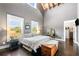 Serene main bedroom with large windows, hardwood floors, and a dressing area at 96 Landers Ne Rd, Rydal, GA 30171